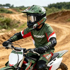 Kids Dirt Bike Helmets VF605 DOT Certified Youth Motocross Helmet