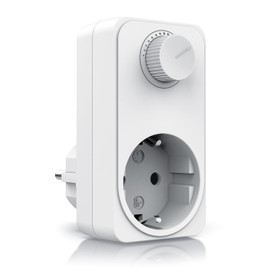 CSL - Dimmer Switch with Rotary Control - from 20 to 400 Watt - Universal Dimmer for Socket - Only for Incandescent Bulbs - Brightness Control - for Table Lamps Floor Lamps