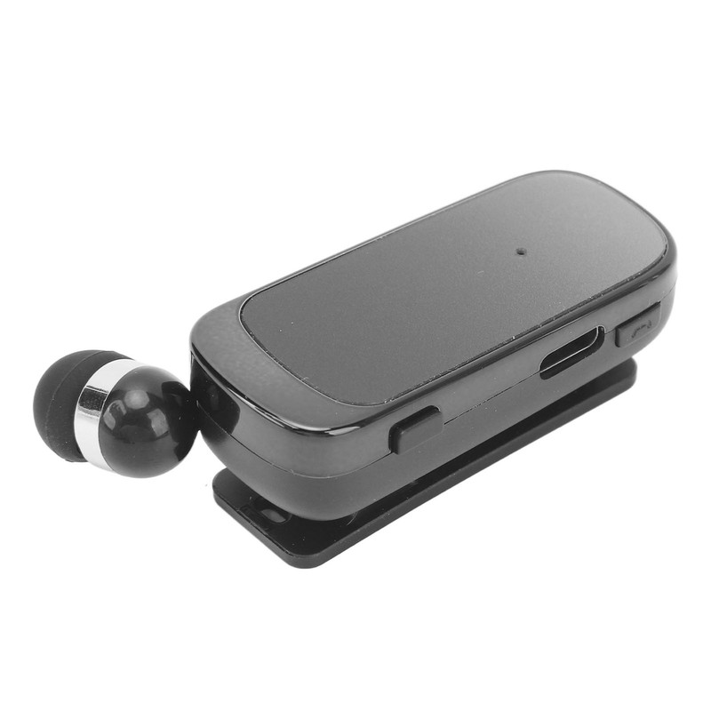 Retractable Wireless Headphones Bluetooth5.2 Earphones Clip On Earpiece Comfortable Headset