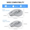 Rapoo MT760Mini Bluetooth Wireless Mouse - Bluetooth 5.0 and 2.4GHz