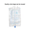 Women Female Silicone Urine Collector Urine Collection Drainage Bag Wearable
