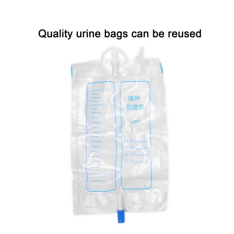 Women Female Silicone Urine Collector Urine Collection Drainage Bag Wearable