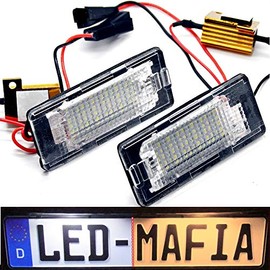 LED License Plate Lighting Module – E-Mark – Plug & Play – Xenon Look 2D