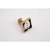Bathroom Hardware Set Brushed Brass Wall Mounted Contemporary Design 25in
