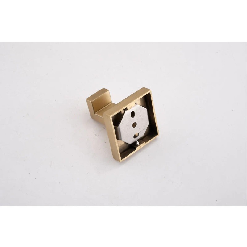 Bathroom Hardware Set Brushed Brass Wall Mounted Contemporary Design 25in