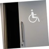 Gatuida 2pcs Elevator Sign for Disabled Toilet Sign for Disabled