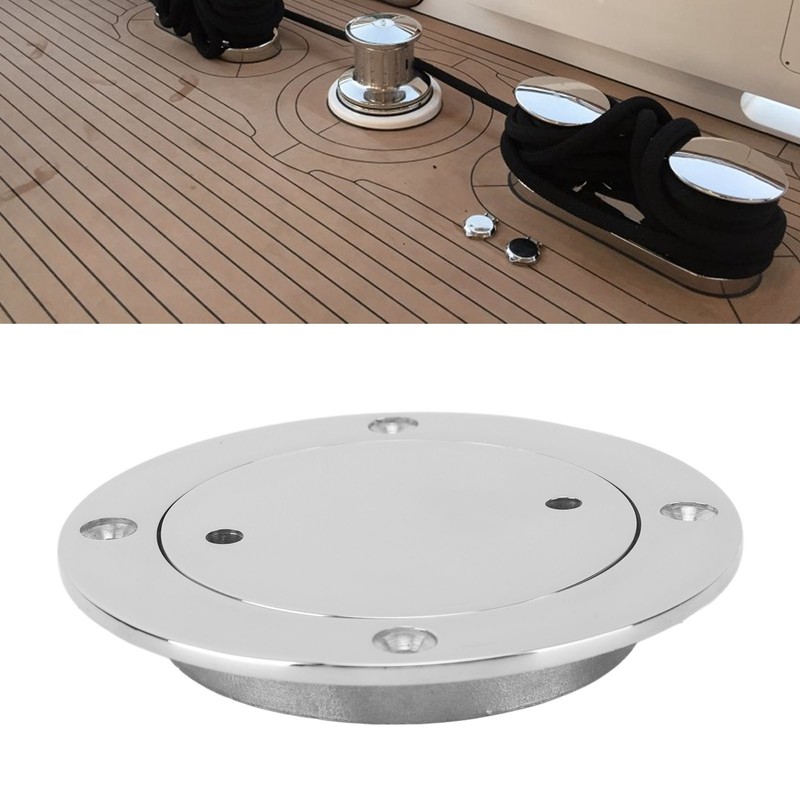 Deck Hatch Cover Marine Grade Stainless Steel 316 Round Deck