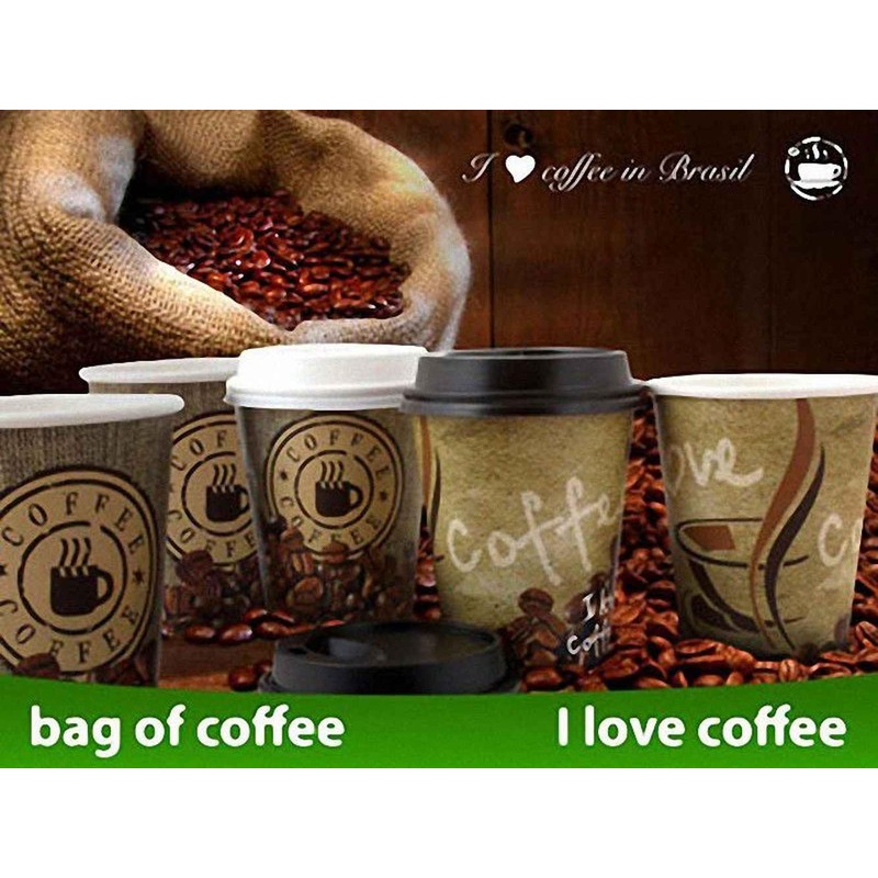 VEPATIM CoffeeToGo Paper Cups Bag of Coffee 300 ml 12