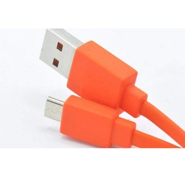 Replacement Flip 4 Charging Cable Micro USB Fast Charger Flat Power Cord Compatible with JBL Bluetooth Speaker Flip 3 4 GO Xtreme Charge 2+ Charge 3 Pulse 2 3 Clip 2 Micro II Micro Trip Speaker-Orange