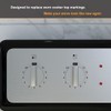 MANWU 6 Stove dials Sticker for Burner cooktop hob Cooker