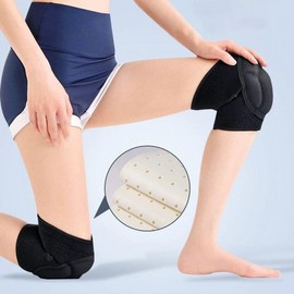 Sports Knee Pad for Volleyball, Gym, Soccer, Running, Basketball, Hiking - Black 2-pack/XL