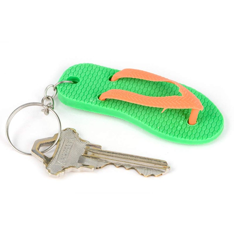 Rhode Island Novelty 2.5 Inch Flip-Flop Keychains, 12 Per Order