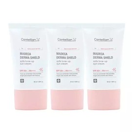 Centellian24 [센텔리안24] 마데카 더마 쉴드 세이프 톤업 선크림 50ml (SPF50+) 3개 Centellian24 Madeca Derma Shield Safe Tone-Up Sunscreen 50ml (SPF50+) Pack of 3