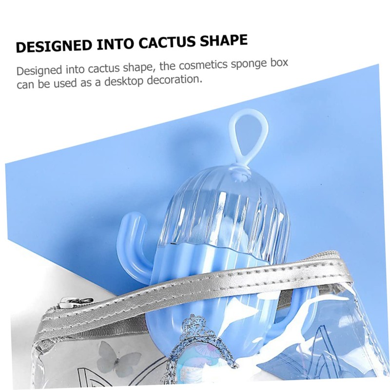 WOONEKY Beauty Egg Box Makeup Sponge Travel Case Reusable Sponge