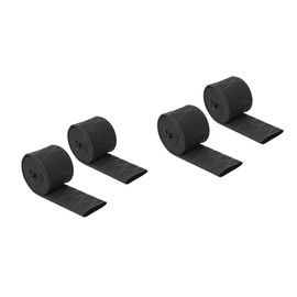 Baluue 4pcs Non-Slip Heat Shrink Grip Cover for Fishing Rods and Rackets Insulation Tubing for Enhanced Comfort and