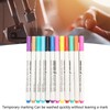 12pcs Disappearing Ink Pen Colorful Write Smoothly DIY Water Erasable