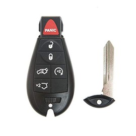 New Replacement Remote for Jeep 2008-2010 Commander Fobik 6 Button FCC ID: IYZ-C01C M3N5WY783X,by AUTOKEYMAX (Single)