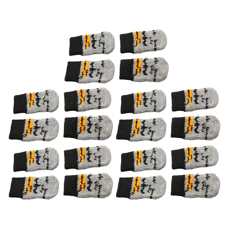 5 Pairs Christmas Dog Socks Cotton Scratch Resistant Prevent Slipping
