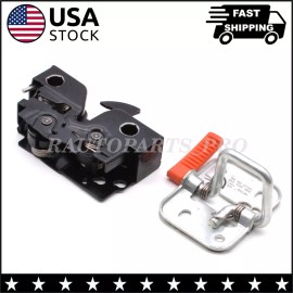 HAOTOM For VW Passat NMS Jetta MK6 Upper + Lower Bonnet Engine Hood Lock Latch Set US