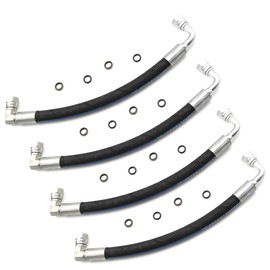 Hydraulic Hose Fit for John Deere Front Mounted Tractor Loaders D120 120E 120R H120 H130 H160 D160 H165 D170 200CX 200X 210 300X 300CX 300 300E 300R 305 400CX 400X 400E Replace AW29374, 4PCS