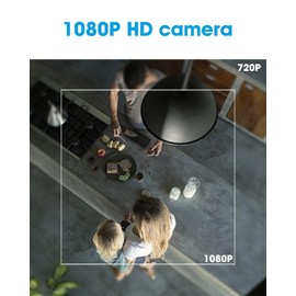 mayycinco Smoke Detector Camera WiFi 1080P Small Wireless Cameras Nanny Cam with Motion Detection, Indoor Camera for Home Security