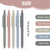 RHZXD Pack of 5 Aesthetic Ballpoint Pens, 0.5 mm Retractable