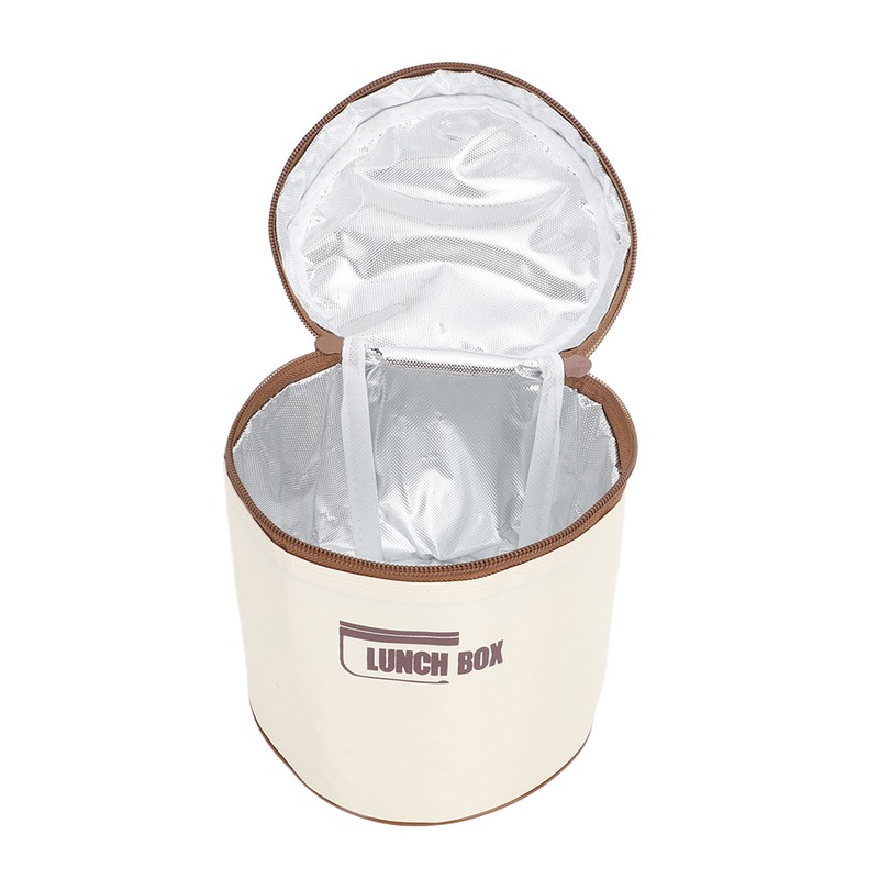 Insulated Lunch Container 304 Stainless Steel Leakproof Portable Round Thermal