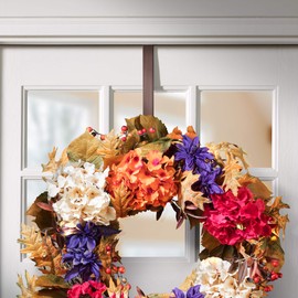 Haute Decor Adapt Adjustable Wreath Hanger, Top & Length Adjustable Version Oil-Rubbed Bronze