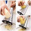 Ciieeo Stainless Steel Vegetable Grater with Wooden Handle - 3-Sided