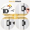 Aifeier ET 8 Pcs Non-Mortise Door Hinges, 2 x 0.9