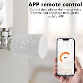 RKHK TR-M3Z-WIFI Temperature Control Valve WiFi Add-on Compatible with Alexa, Siri and Google Assistant for App Control of Heating and Digital Single Rooms