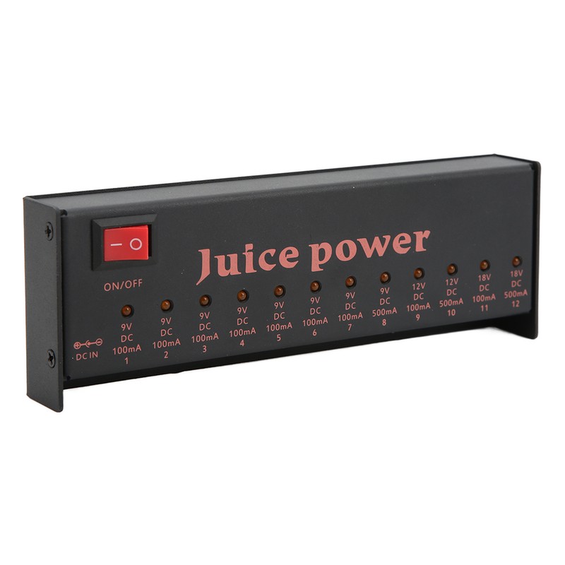 Guitar Effect Pedal Power Supply 12 Channel Isolated DC Outputs