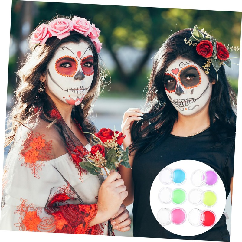 WOONEKY 6pcs Stylish Fluorescent Eyeliner Eye Liners for Creative Makeup