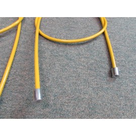 PAIR - YELLOW SAFETY CABLES FOR MORBARK WOOD CHIPPERS PART # 24714-342