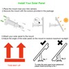 iTODOS Solar Panel Compatible with Arlo Pro and Arlo Pro