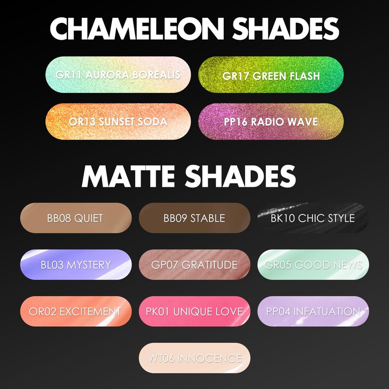 FOCALLURE ALL-OVER Liquid Eyeshadow, Long Lasting Shimmer Eye Shadow, Multi-Dimensional