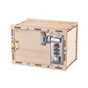 Joalpysm Build Your Own Wooden Box Mechanical Lockbox, Woodwork Kits,