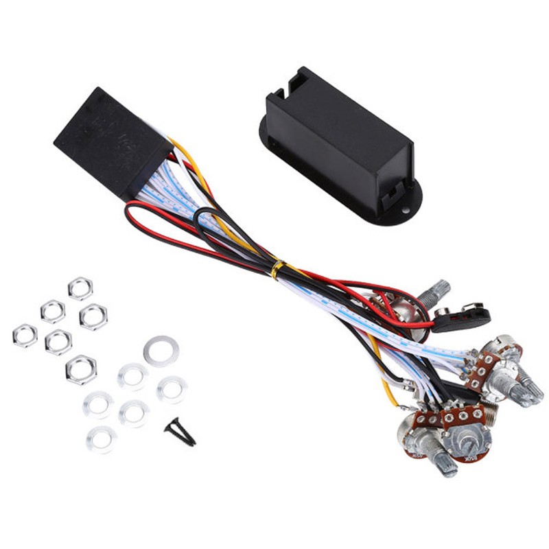 3 Band Active EQ Equalizer Preamp Circuit Pickup Guitar Bass