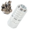 PD242 Series Test Port Steel 1/4in 18NPTF Thread Impact Resistance
