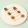 3/6 Pairs Juneteenth Hair Clips for Women African Map Hair