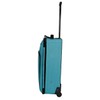Protege 3-Piece Polka Dot Teal Luggage Set: Upright 24 in,