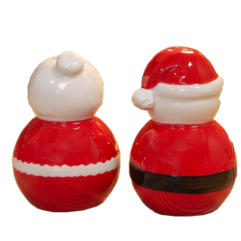 Christmas Novelty Salt and Pepper Set - Santa and Mrs