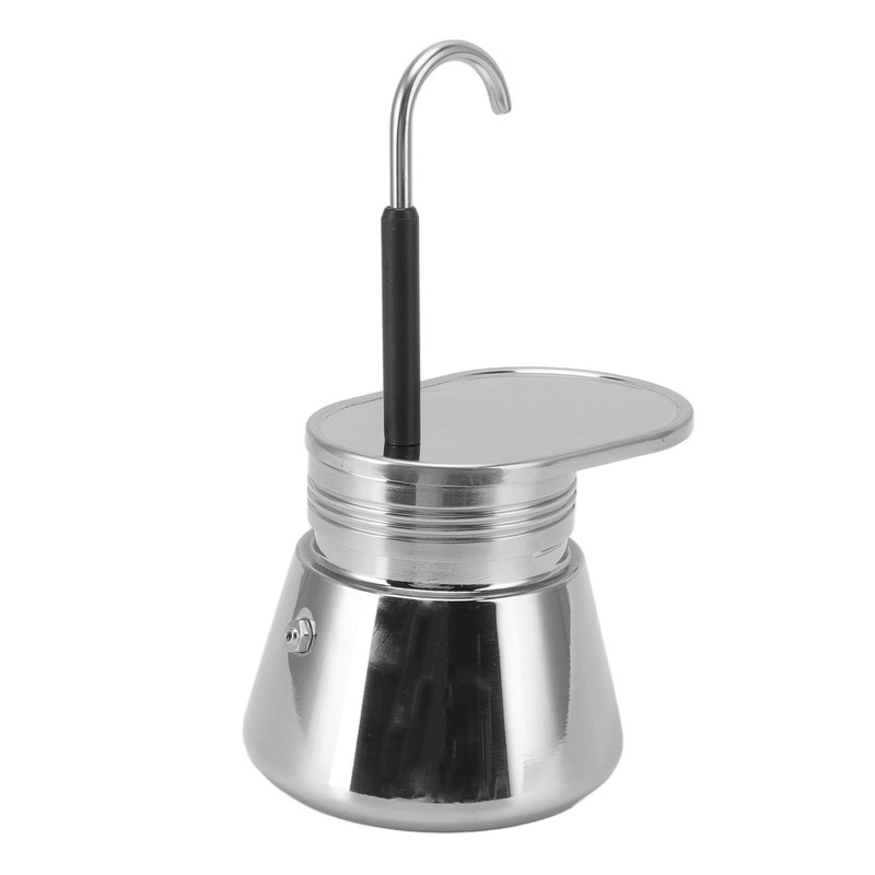 Moka Pot Stainless Steel Italian Type DIY Large Capacity Light