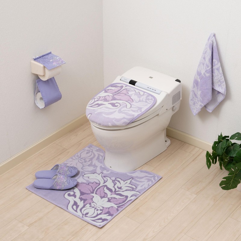 SENKO DECORMUSEE 32054 Samira Long Toilet Mat, Approx. 31.5 x