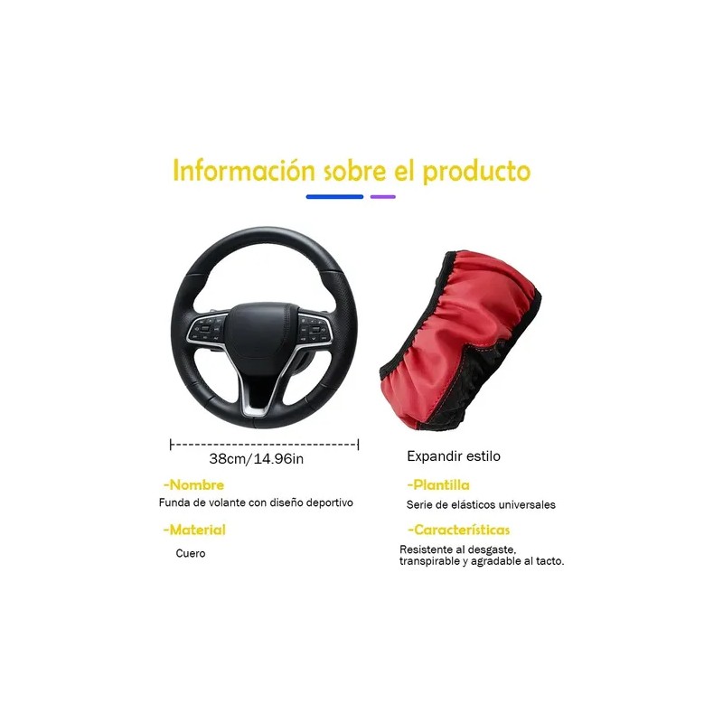 Funda Cubre Volante Para Camioneta Protector Antiderrapante