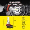 SHENKENUO For Infiniti QX30 2017 2018 2019 6500K LED Headlight