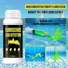 Leak Detection Paint, Water Dye for Leak Detection, Used in Air Conditioners, Swimming Pools, Spas, Pipes, Roofs and Car Detector Dyes