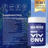 VIVONU Seamoss Ashwagandha - 60 Count - Seamoss 7000mg,Ashwagandha 2000mg,