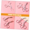 WOONEKY Professional Eyebrow Tweezers Set Stainless Steel Scissor Tweezers for