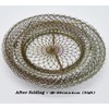 Metal Fish Basket. Wire Metal Fish Basket. Foldable Fishing Cage.